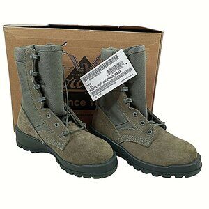 Military Sage Hot Weather Combat Boots Lace Up Vibram Sole Durable Size 3XW
